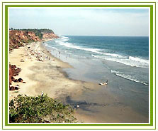 Varkala Beach, Varkala Travel Vacations